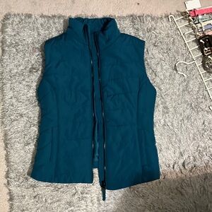 Aeropostale Teal Puffer Vest